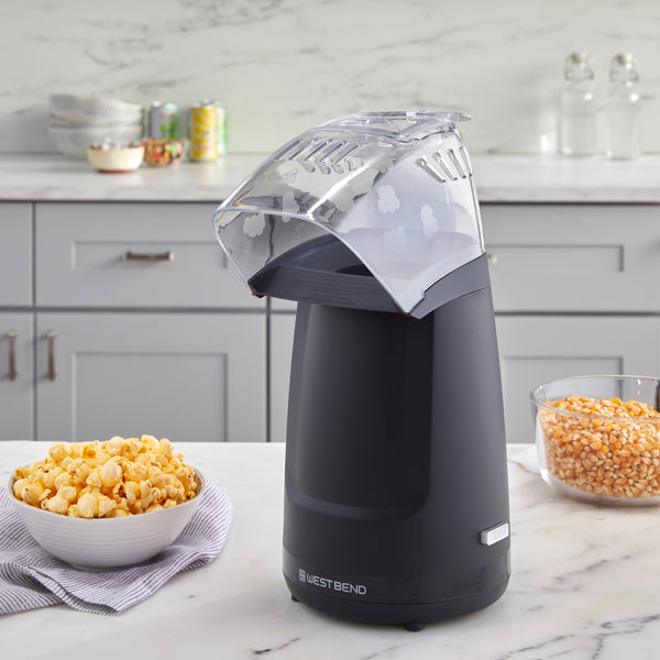 West Bend Air Crazy 4 Qt. Hot Air Popcorn Machine, in Black- Lifestyle