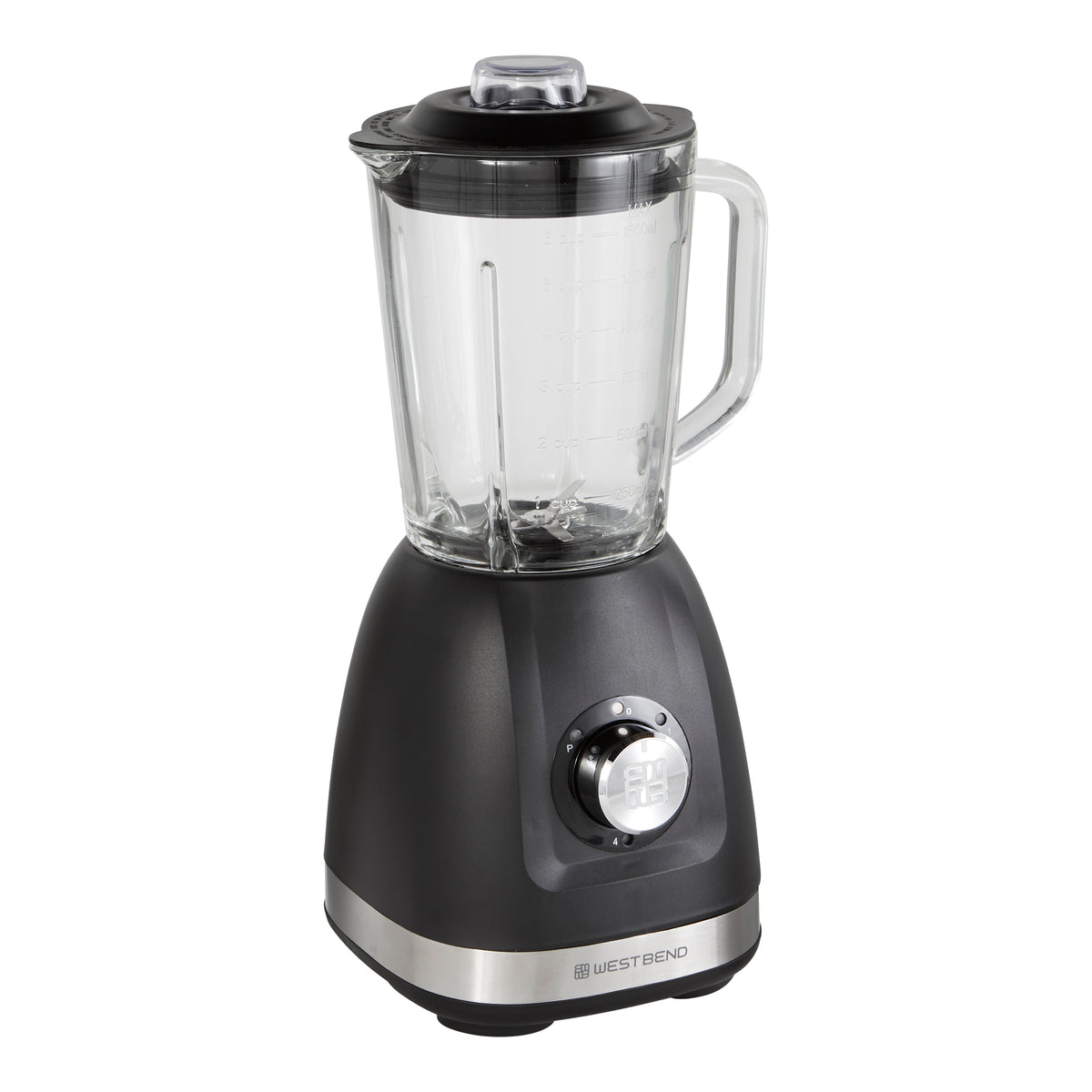 Multi-Function Blender with Mess Free 40 oz. Glass Jar and 3-Cup