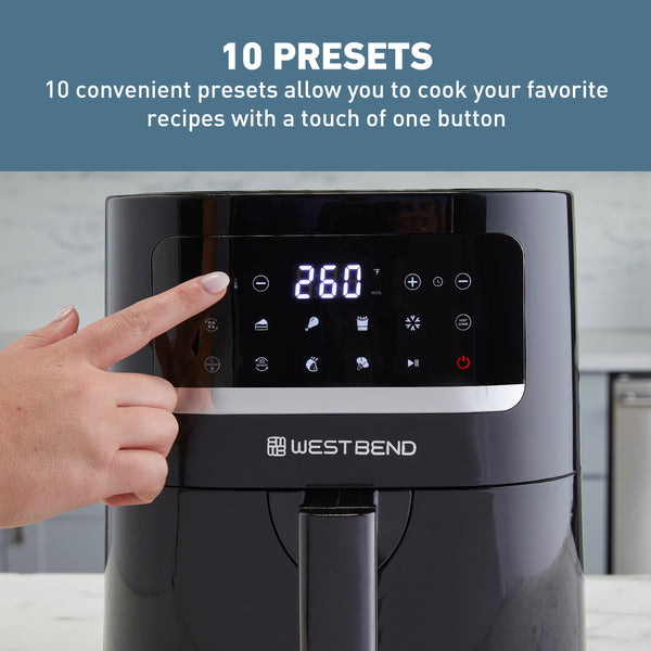 West Bend 5 Qt. Air Fryer with 10 Presets