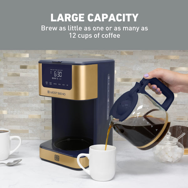 West Bend Timeless 12 Cup Hot & Iced Coffee Maker
