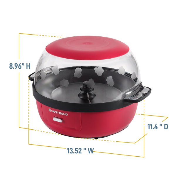 West Bend Stir Crazy 6 Qt. Popcorn Machine