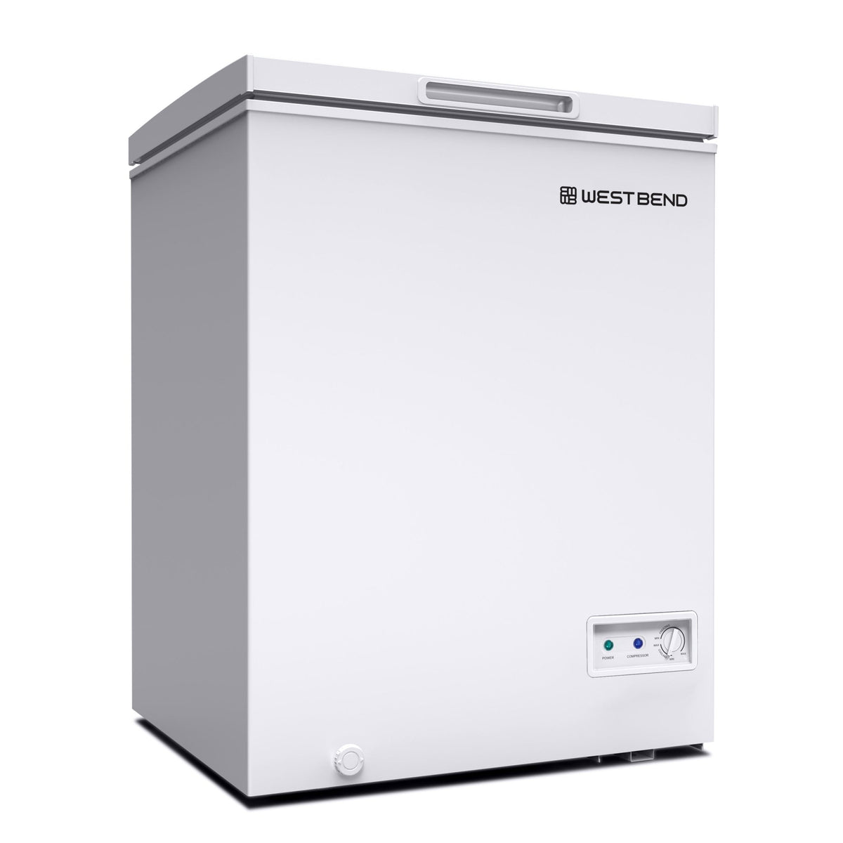 West Bend Garage Ready Chest Freezer, 5.0 cu. ft., in White