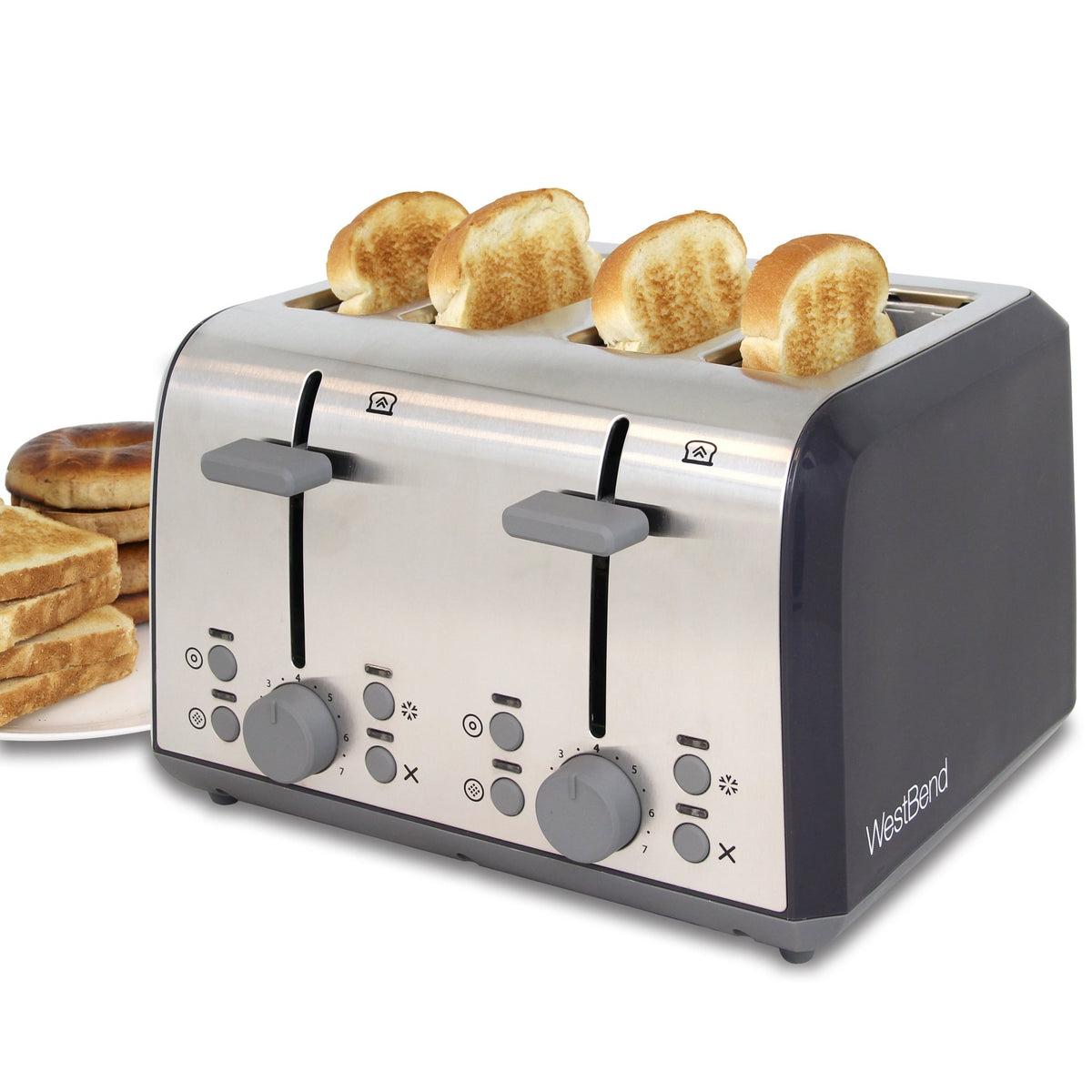  West Bend Toaster with Egg Cooker (Discontinued by  Manufacturer): Home & Kitchen