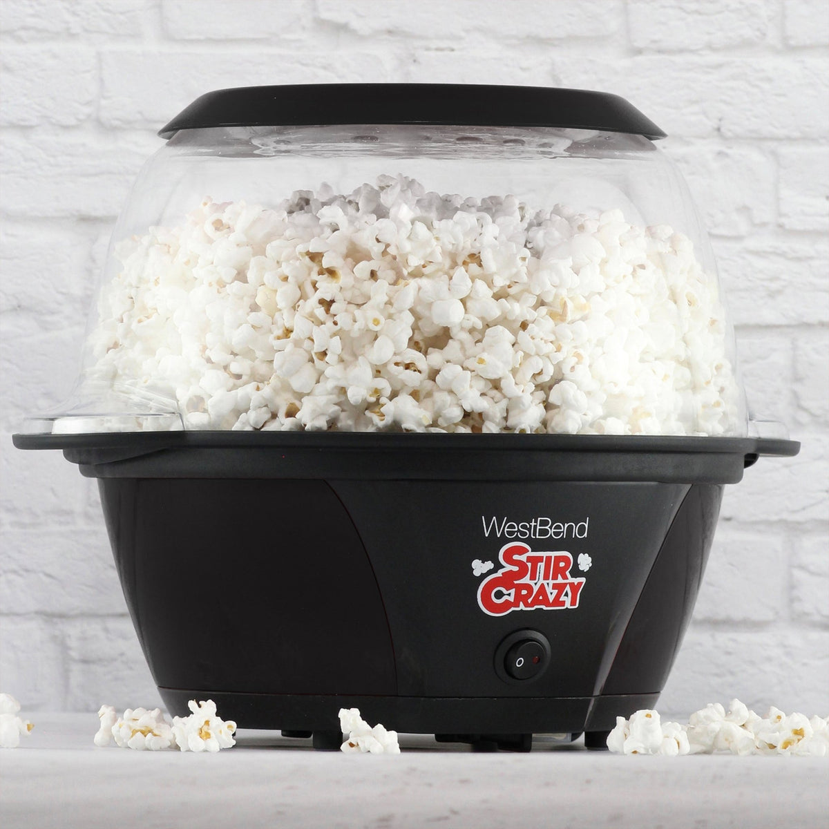 West Bend Stir Crazy 6 qt. Popcorn Machine Black