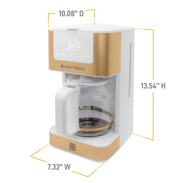 West Bend Timeless 12 Cup Hot & Iced Coffee Maker - West Bend