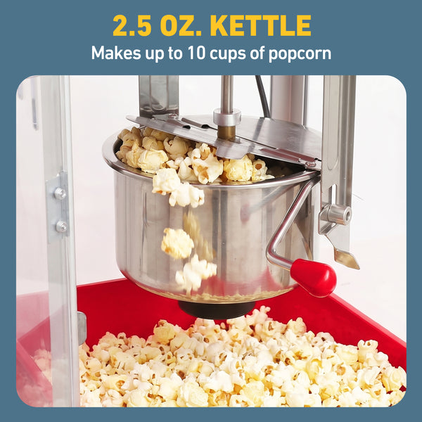 West Bend Popcorn Cart 2.5 oz Kettle