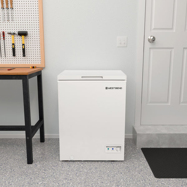 West Bend Garage Ready Chest Freezer, 5.0 cu. ft.