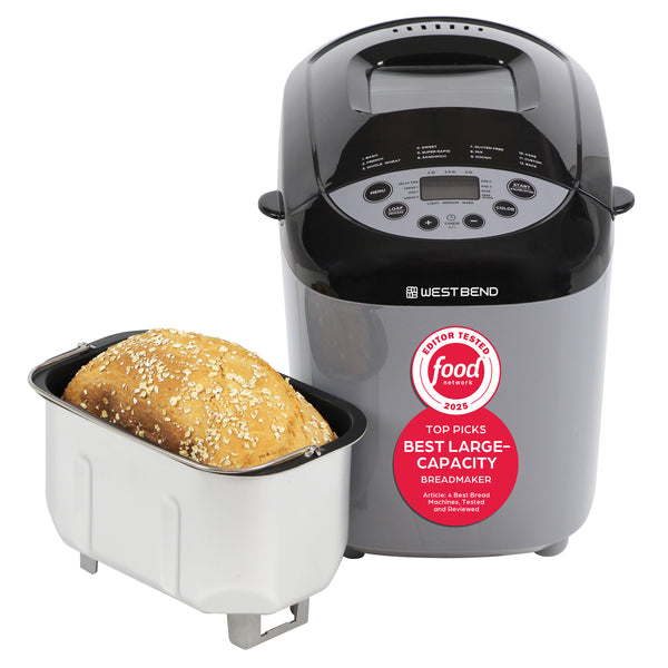 West Bend Hi-Rise Bread Maker with 12 Preset Digital Controls