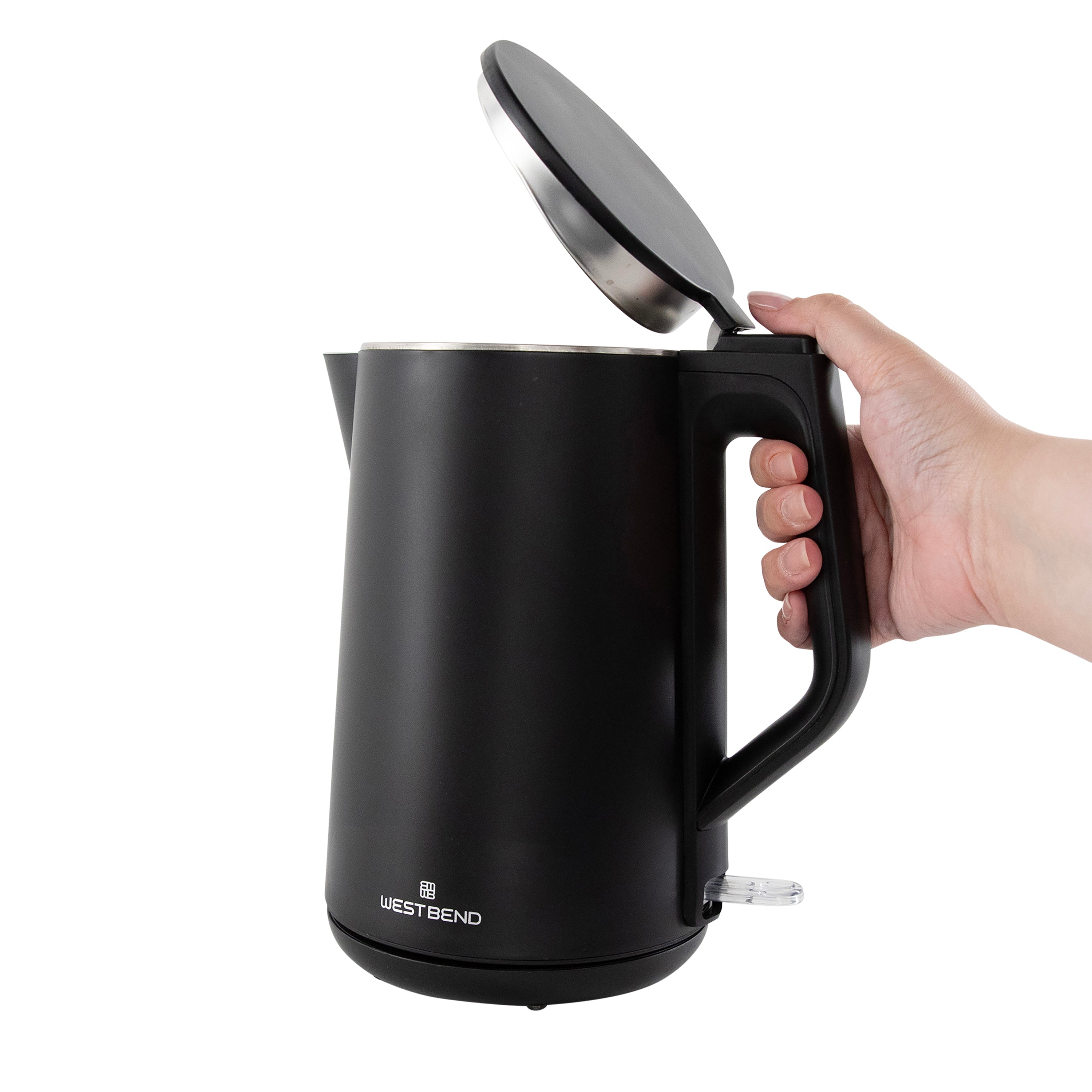 West Bend Retro-Style Electric Kettle, 1.7 Liter Capacity, 1500 W, In Gray  KTWBRTGR13 - The Home Depot
