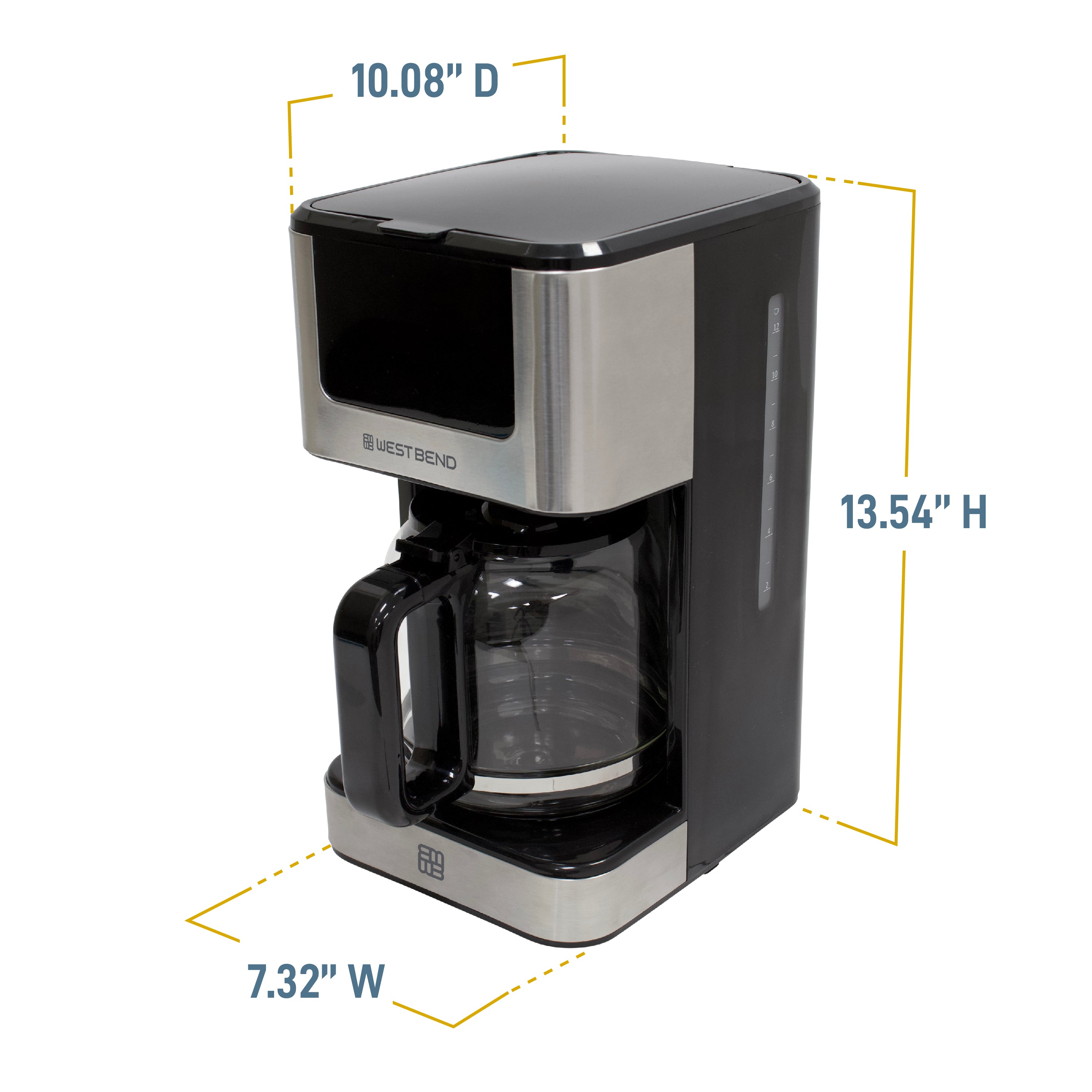 West Bend Coffee Maker, 36 cup, 18 H