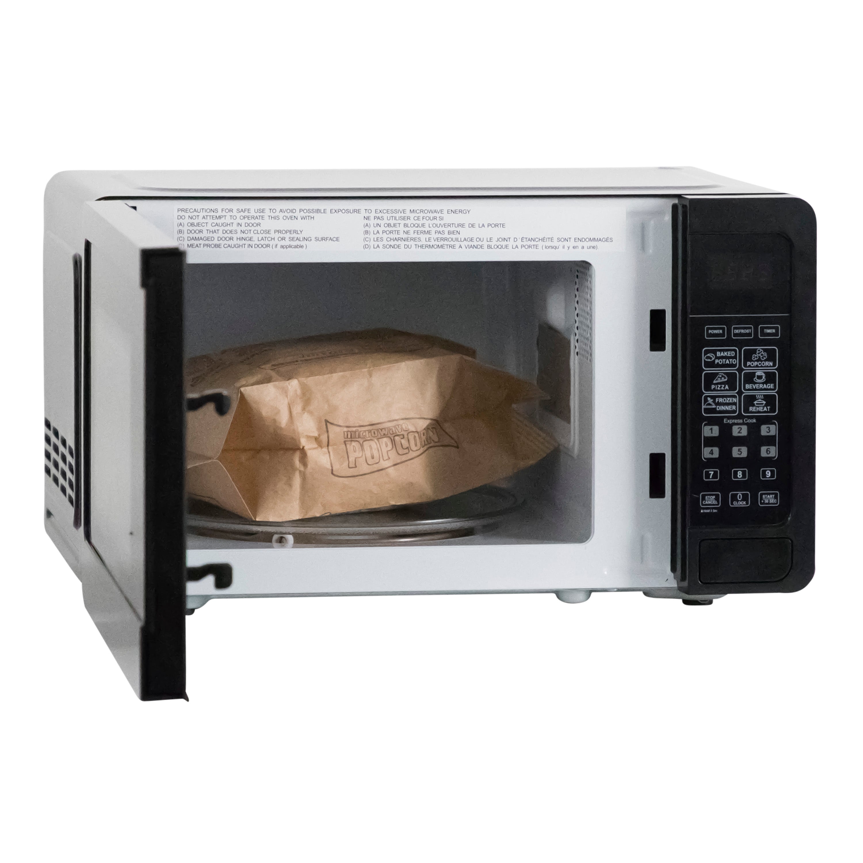 0.7 Cu. Ft. Microwave Oven 700W - Stainless Steel - The Westview Shop