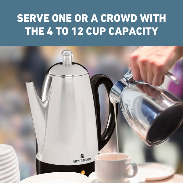 West Bend 12-Cup Coffee Percolator