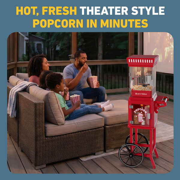 West Bend Popcorn Cart 2.5 oz Kettle
