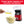 Red air popcorn machine with clear lid open, pouring oil into popcorn bowl