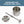 Stainless steel coffee percolator interior parts: basket plate and tube with spring
