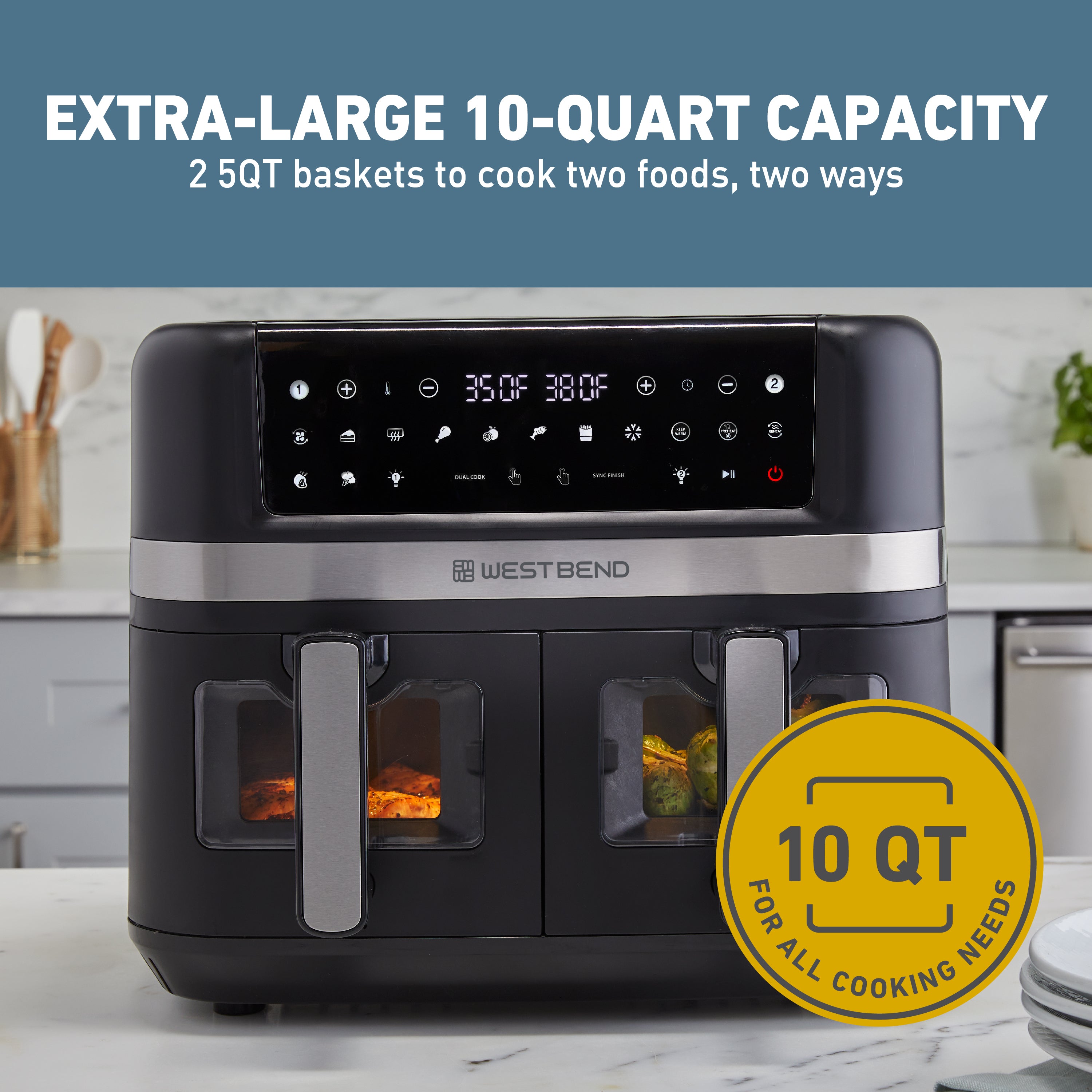 Dual Basket Air Fryer Double Air Fryer Air Fryer With Two Baskets