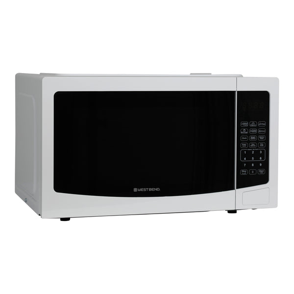 West Bend Microwave Oven, 1.1 cu. ft. Capacity, in White