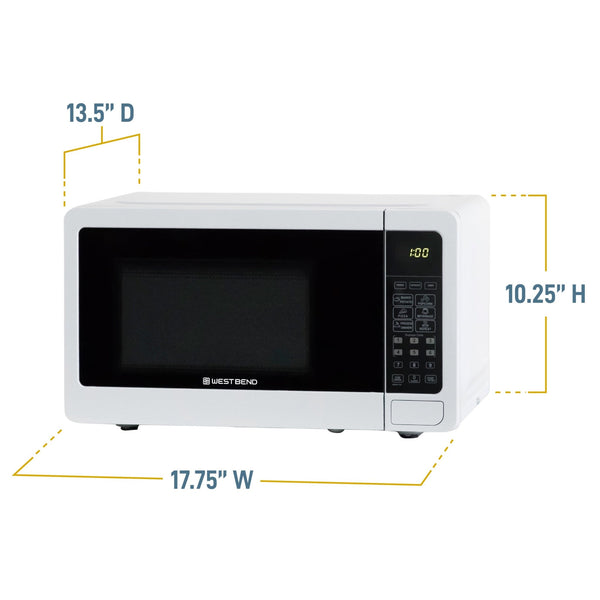 West Bend 0.7 cu. ft. Microwave Oven - West Bend