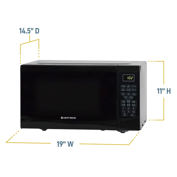 West Bend 0.9 cu. ft. Microwave Oven - West Bend