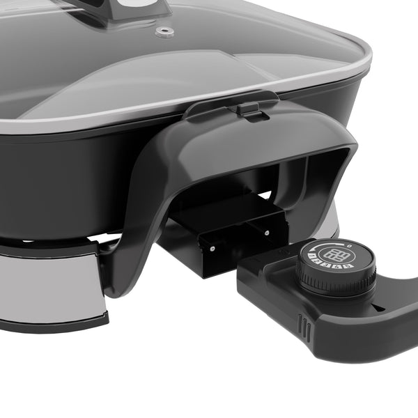 West Bend 11" 4.2 Quart Electric Skillet with Foldable Base - West Bend