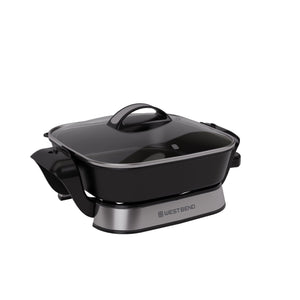 West Bend 11" 4.2 Quart Electric Skillet with Foldable Base - West Bend