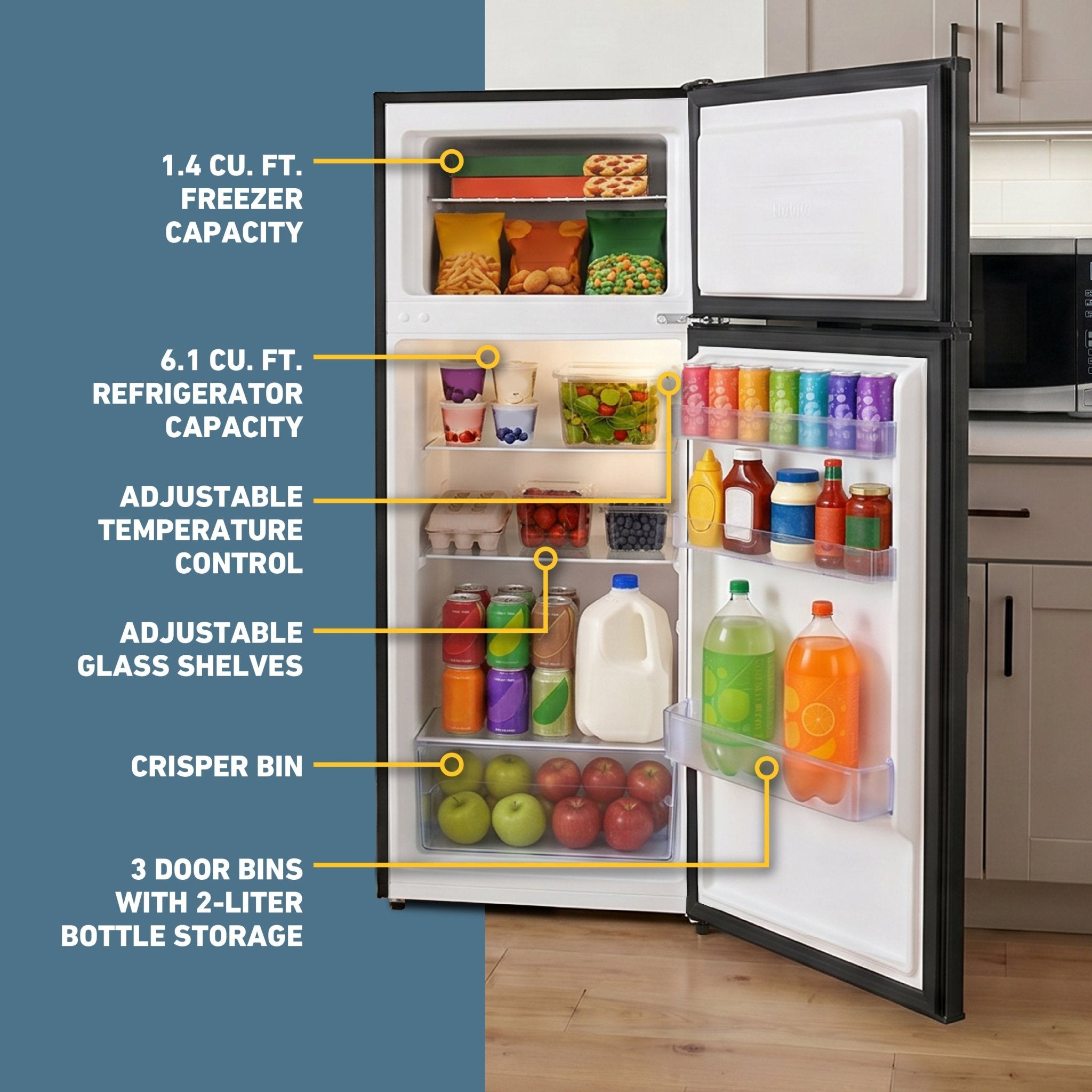 Limitations of an Apartment Size Refrigerator