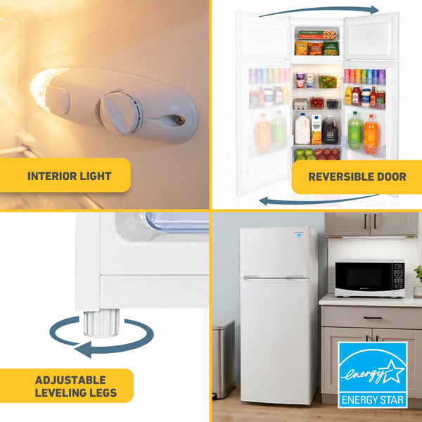 West Bend 7.5 cu. ft. Apartment Size Refrigerator - West Bend
