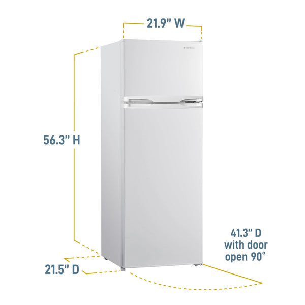 West Bend 7.5 cu. ft. Apartment Size Refrigerator - West Bend
