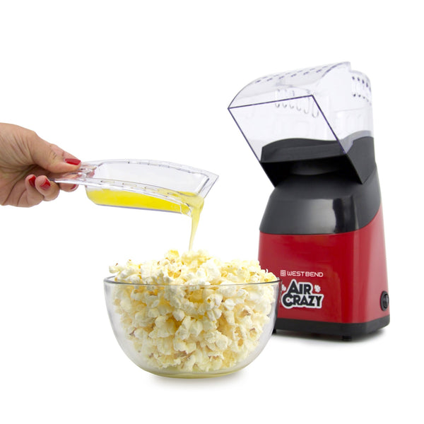 West Bend Air Crazy Hot Air Popcorn Machine, 4 Qt. Capacity - West Bend