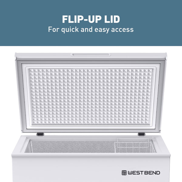 West Bend Garage Ready Chest Freezer, 5.0 cu. ft. - West Bend