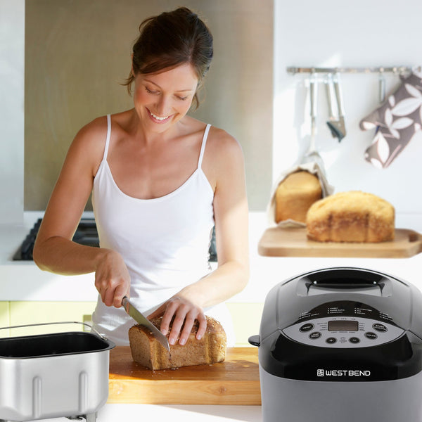 West Bend Hi - Rise Bread Maker with 12 Preset Digital Controls - West Bend
