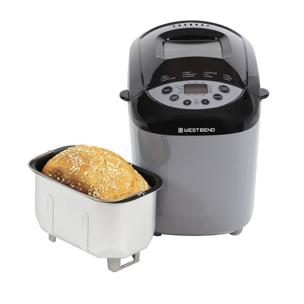 West Bend Hi-Rise Bread Maker with 12 Preset Digital Controls - West Bend