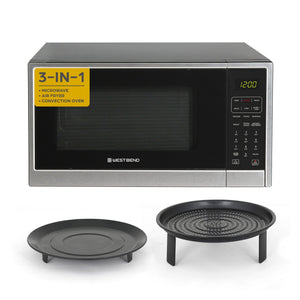 West Bend Microwave Air Fry, Convection Oven 3-in-1, 1.3 cu. ft. Capacity - West Bend