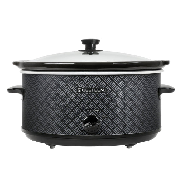 West Bend Pattern Slow Cooker, 6 Qt. Capacity - West Bend