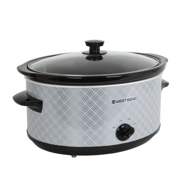 West Bend Pattern Slow Cooker, 6 Qt. Capacity - West Bend