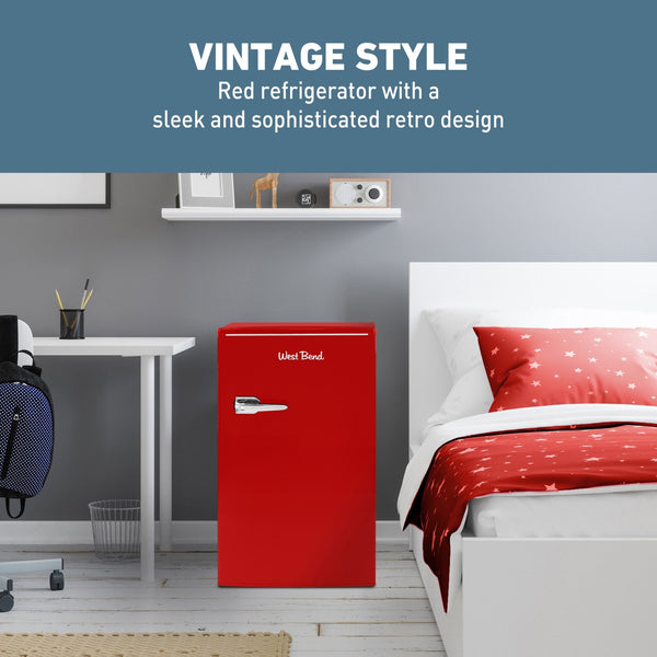 West Bend Retro Compact Refrigerator, 3.0 cu. ft. - West Bend