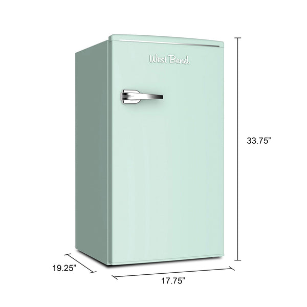 West Bend Retro Compact Refrigerator, 3.1 cu. ft. - West Bend