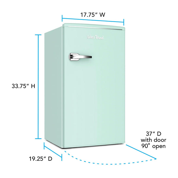 West Bend Retro Compact Refrigerator, 3.1 cu. ft. - West Bend