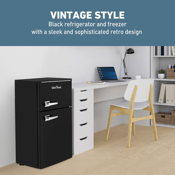 West Bend Retro Compact Refrigerator and Freezer, 3.1 cu. ft. - West Bend