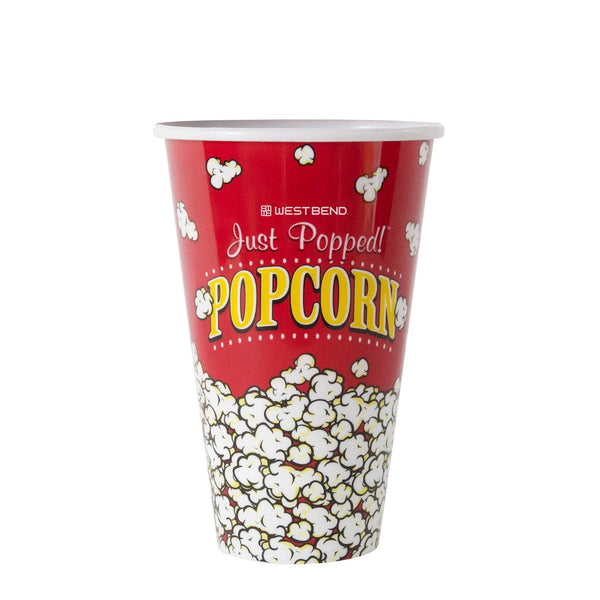 West Bend Reusable Plastic Theater Popcorn Bucket, 1 Qt. - West Bend