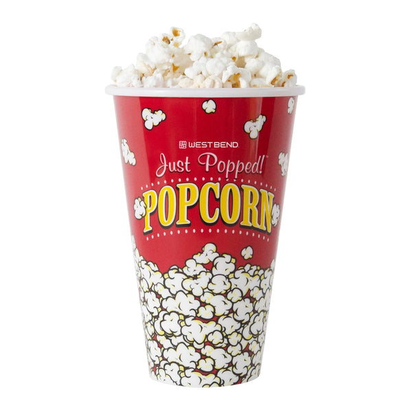 West Bend Reusable Plastic Theater Popcorn Bucket, 1 Qt. - West Bend