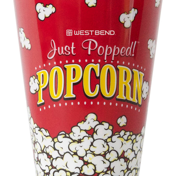 West Bend Reusable Plastic Theater Popcorn Bucket, 1 Qt. - West Bend