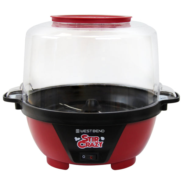 West Bend Stir Crazy Oil Popcorn Machine with Serving Bowl - West Bend