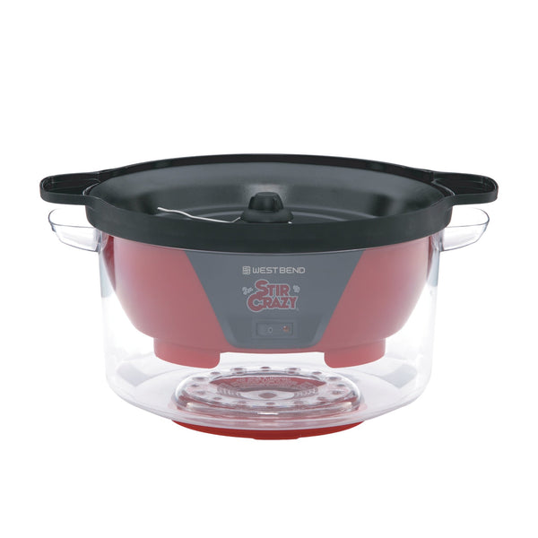 West Bend Stir Crazy Oil Popcorn Machine with Serving Bowl - West Bend