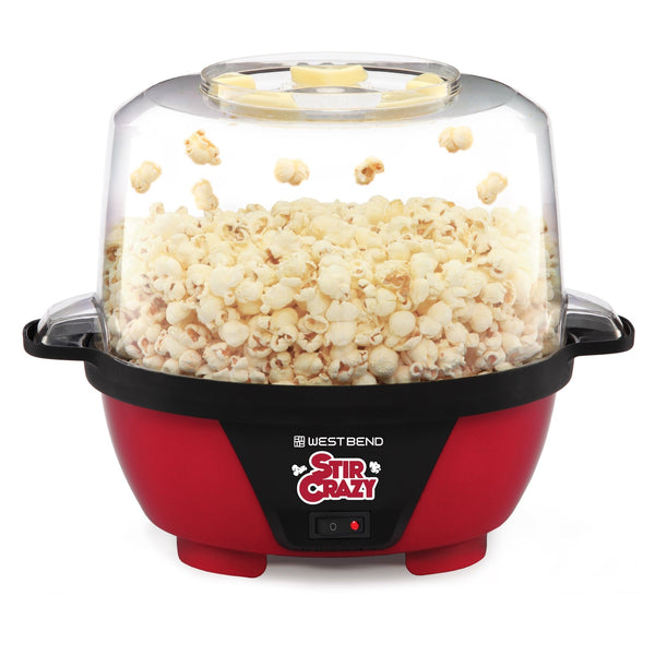 West Bend Stir Crazy Oil Popcorn Machine with Serving Bowl - West Bend
