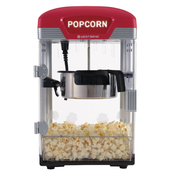 West Bend Theater Crazy 4 Qt. Popcorn Machine with Bags - West Bend