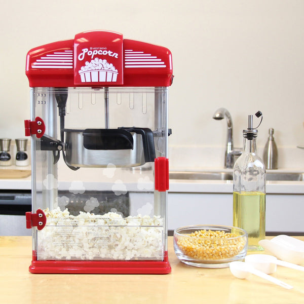 West Bend Theater Crazy Stirring Oil Popcorn Maker, 4 Qt. Capacity - West Bend