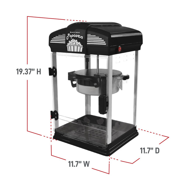 West Bend Theater Crazy Stirring Oil Popcorn Maker, 4 Qt. Capacity - West Bend