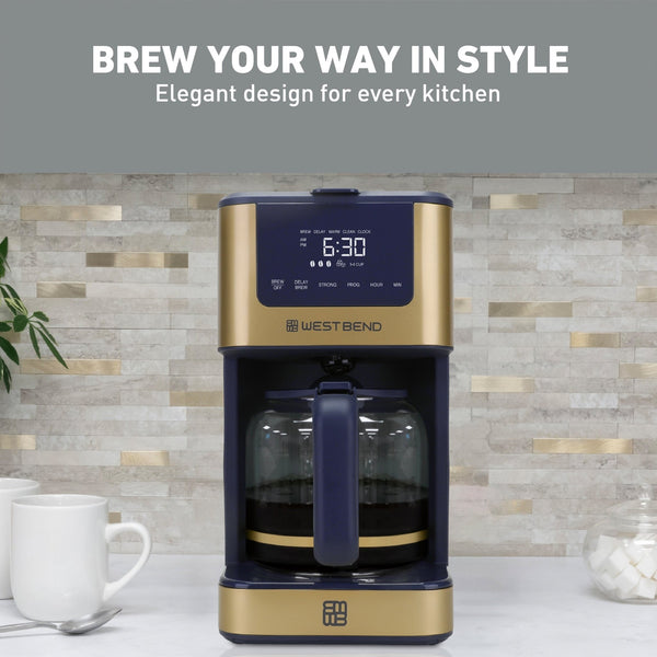 West Bend Timeless 12 Cup Hot & Iced Coffee Maker - West Bend