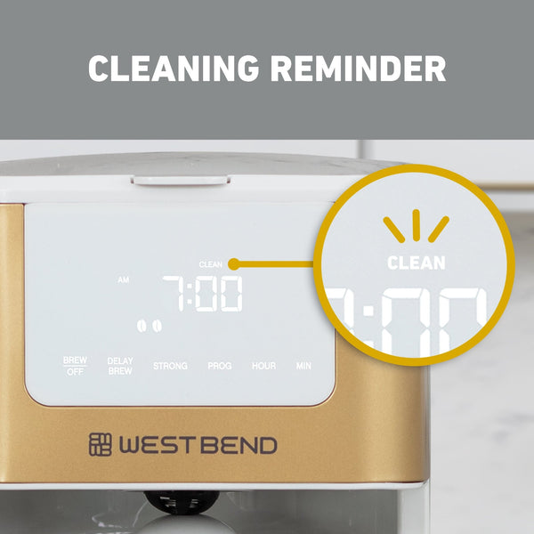 West Bend Timeless 12 Cup Hot & Iced Coffee Maker - West Bend